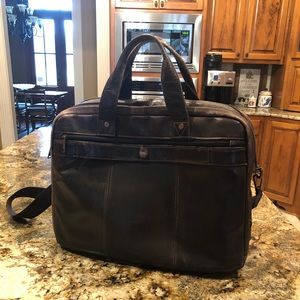 Pelle Studio leather briefcase